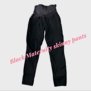 Black Maternity skinny pants